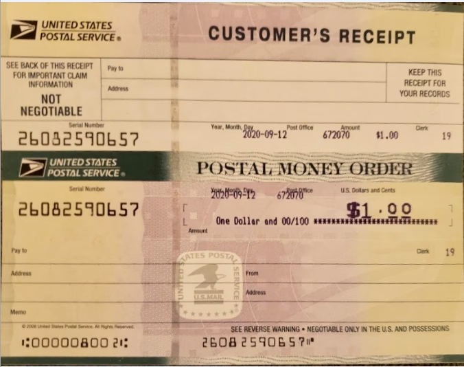 How do I buy a money order at Walmart?