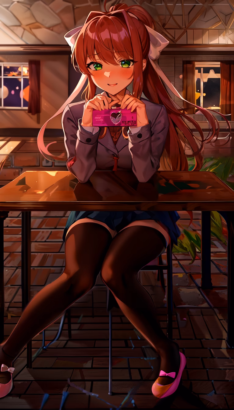 How do you approach Monika from ddlc?