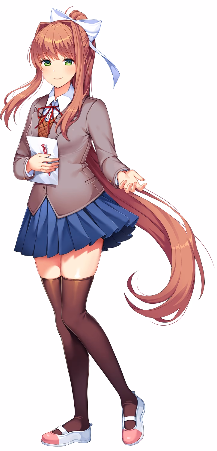 Who is Monika in Doki Doki literature club?
