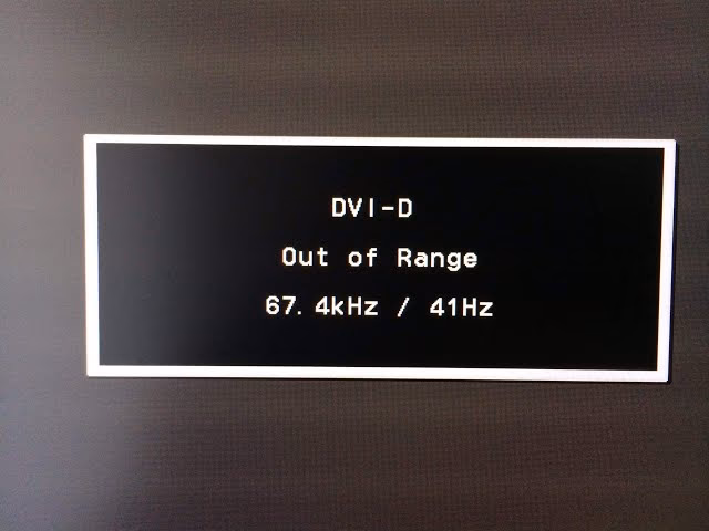 ¿Cómo saber si mi monitor está fuera de rango?