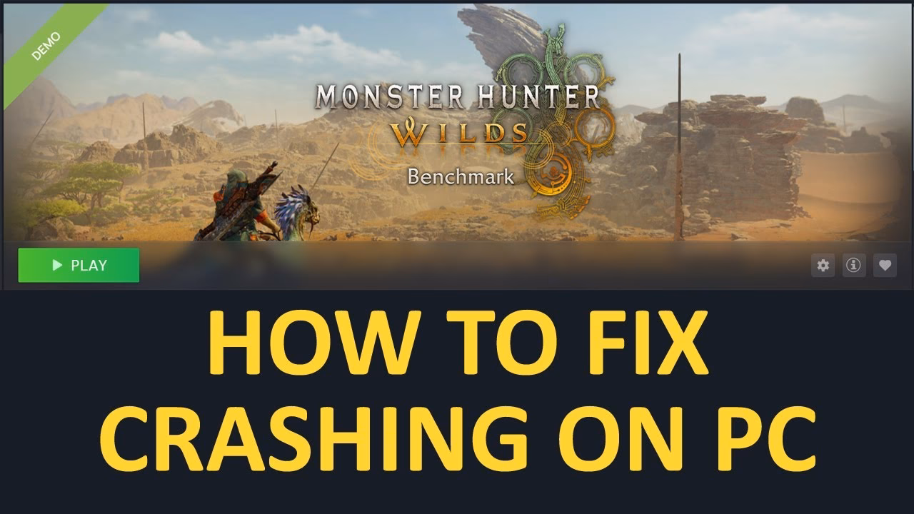 Why does Monster Hunter Wilds benchmark crash in 2025?