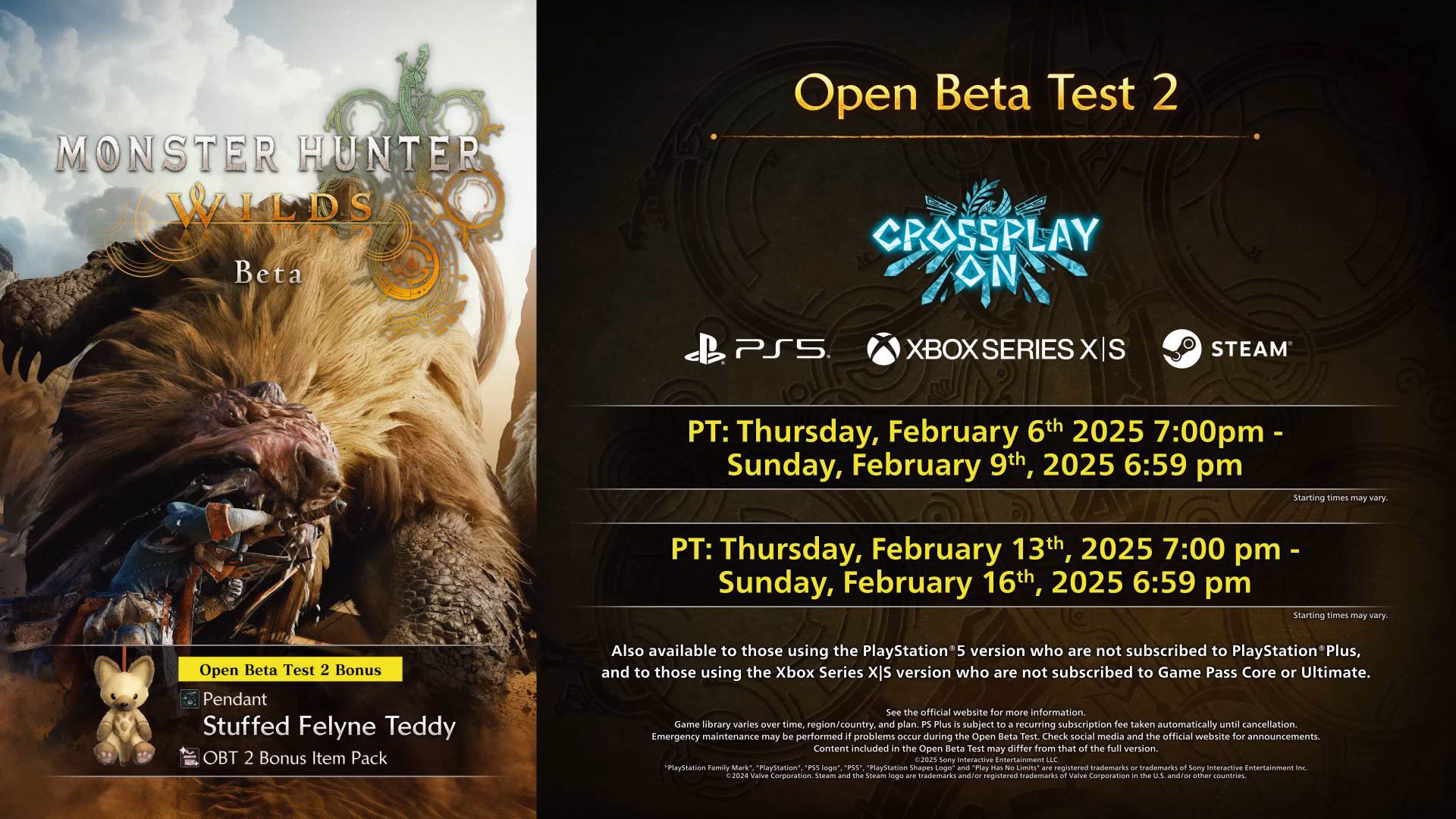 Does Monster Hunter wilds have a beta?