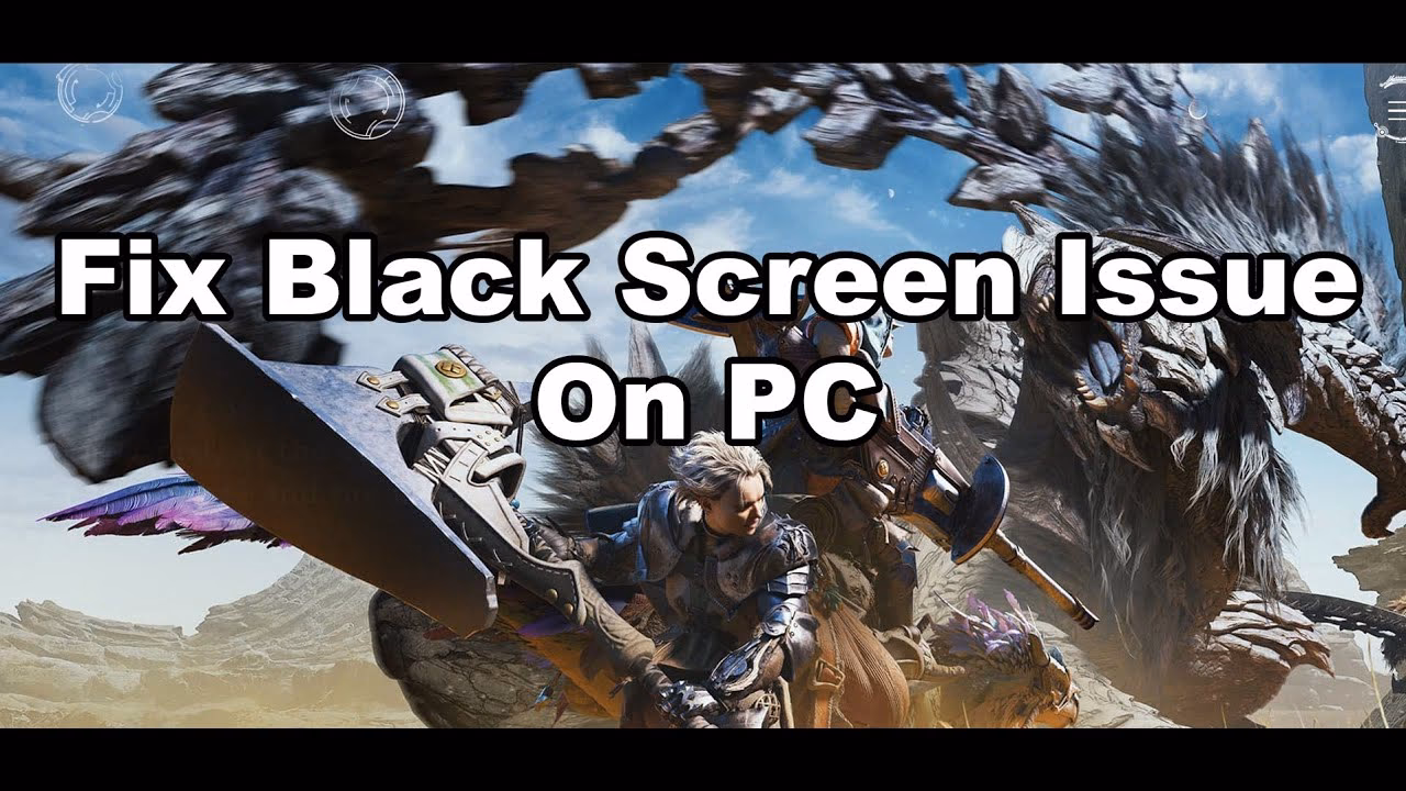 Does Monster Hunter wilds have a black screen glitch?