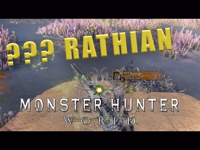 What is pink Rathian in Monster Hunter World?
