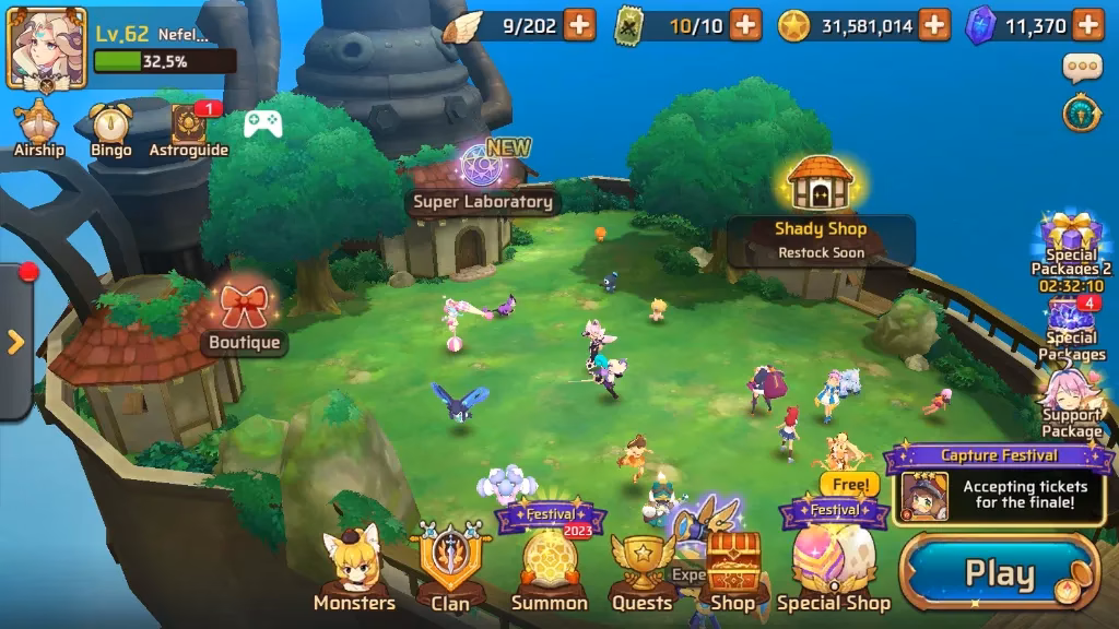 Why did the two goddesses organize the Monster Super League?