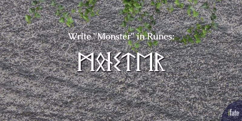 Where does Rune monsters take place?