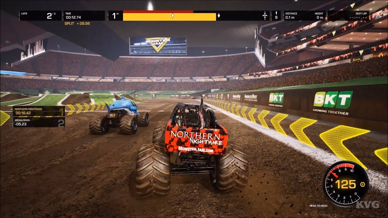 ¿Cuál es el objetivo del juego Monster Truck 3D?