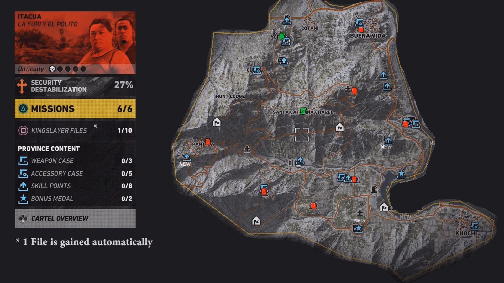 What are Kingslayer files in Ghost Recon Wildlands?