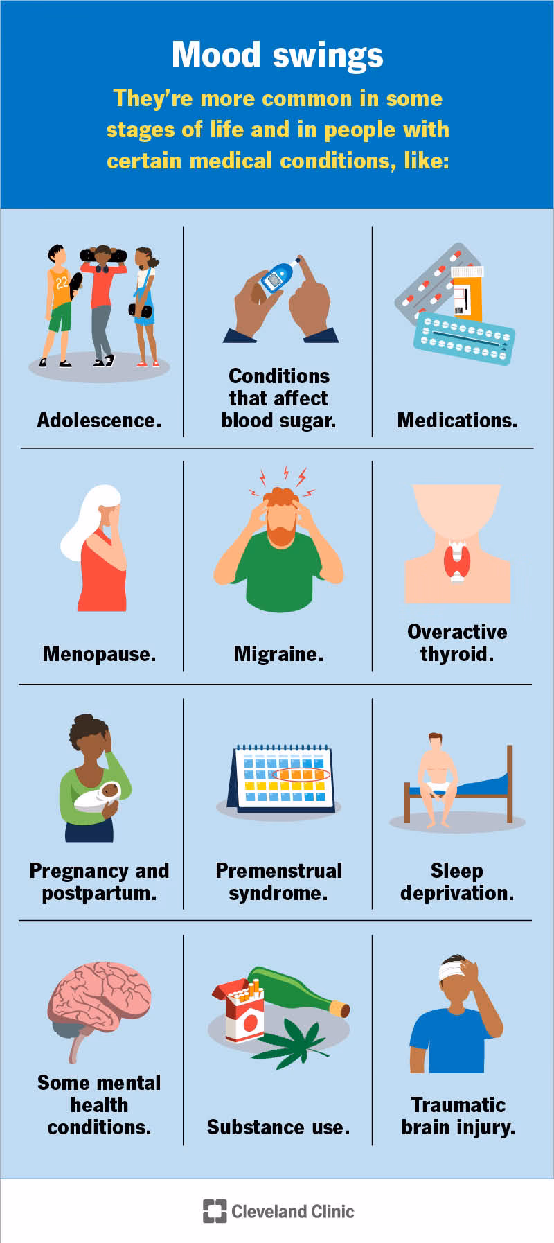 What causes a person to feel Moody?
