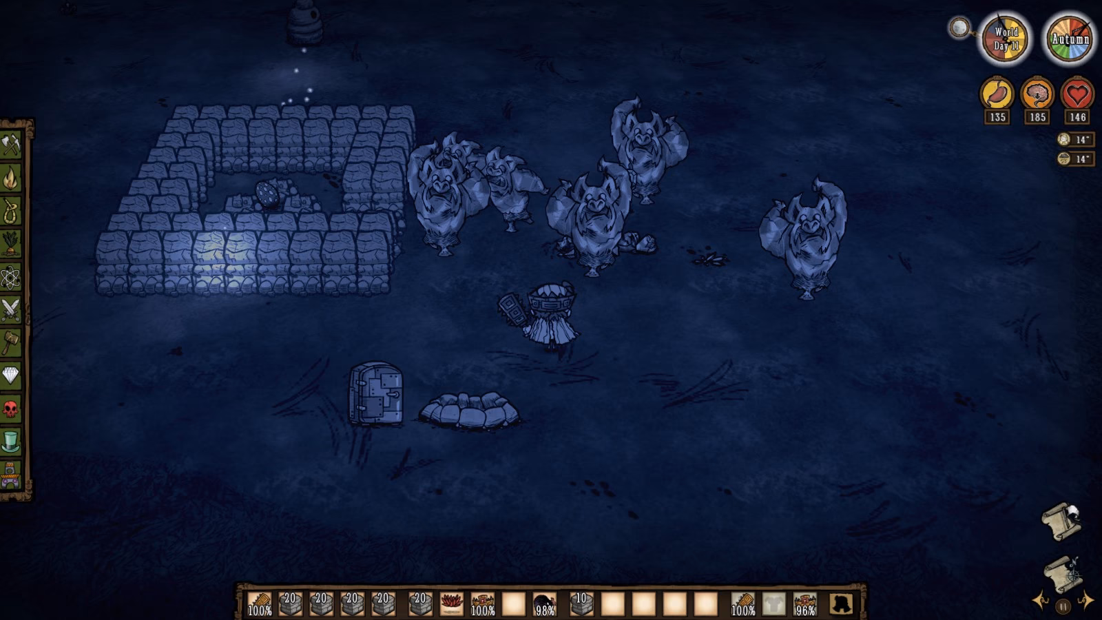 What happens if you protect the moonstone?