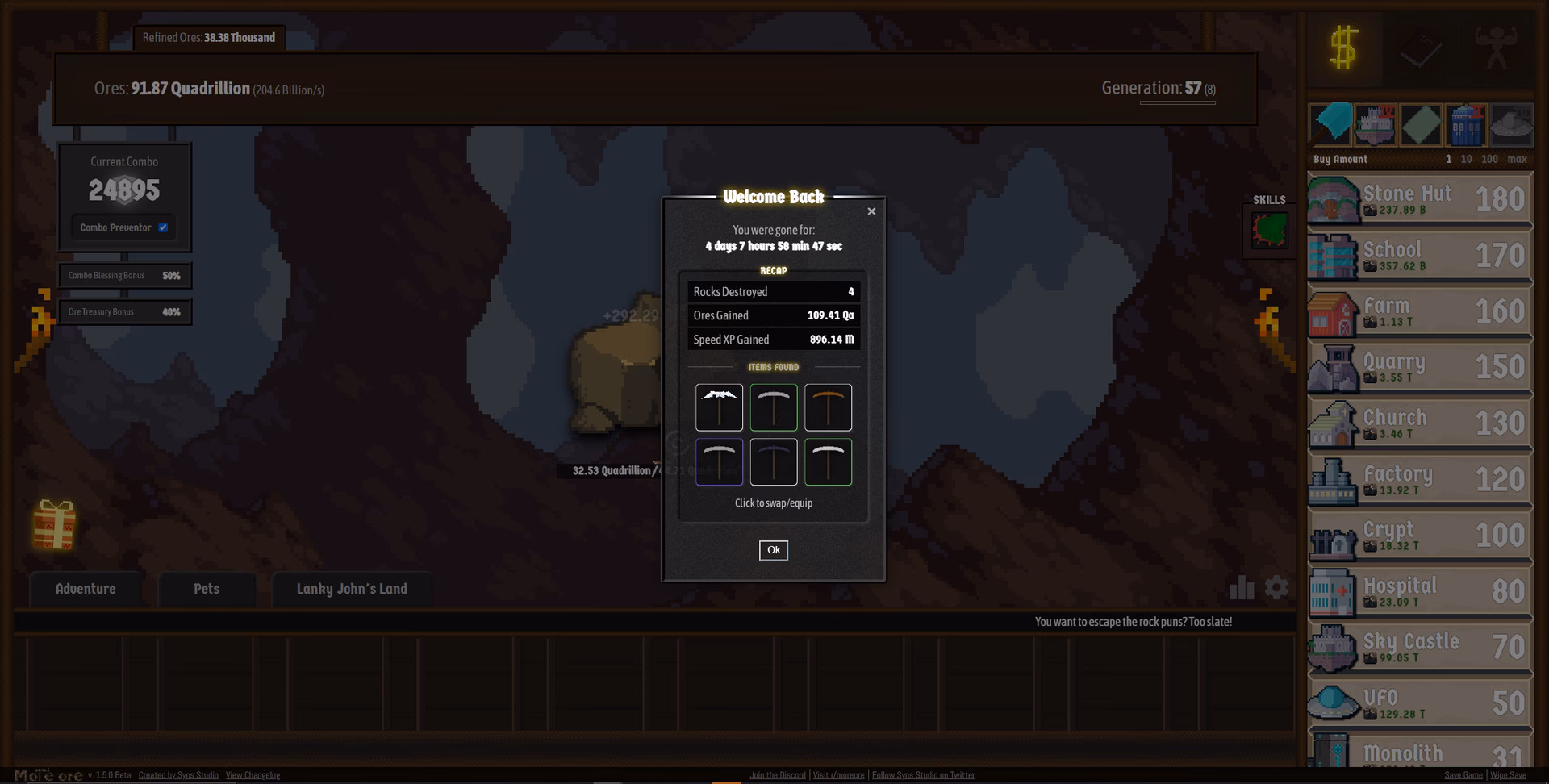 What is more ore?