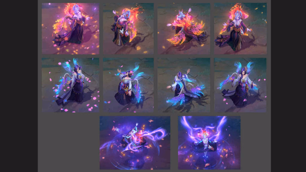 What happens to Morgana in spirit Blossom?