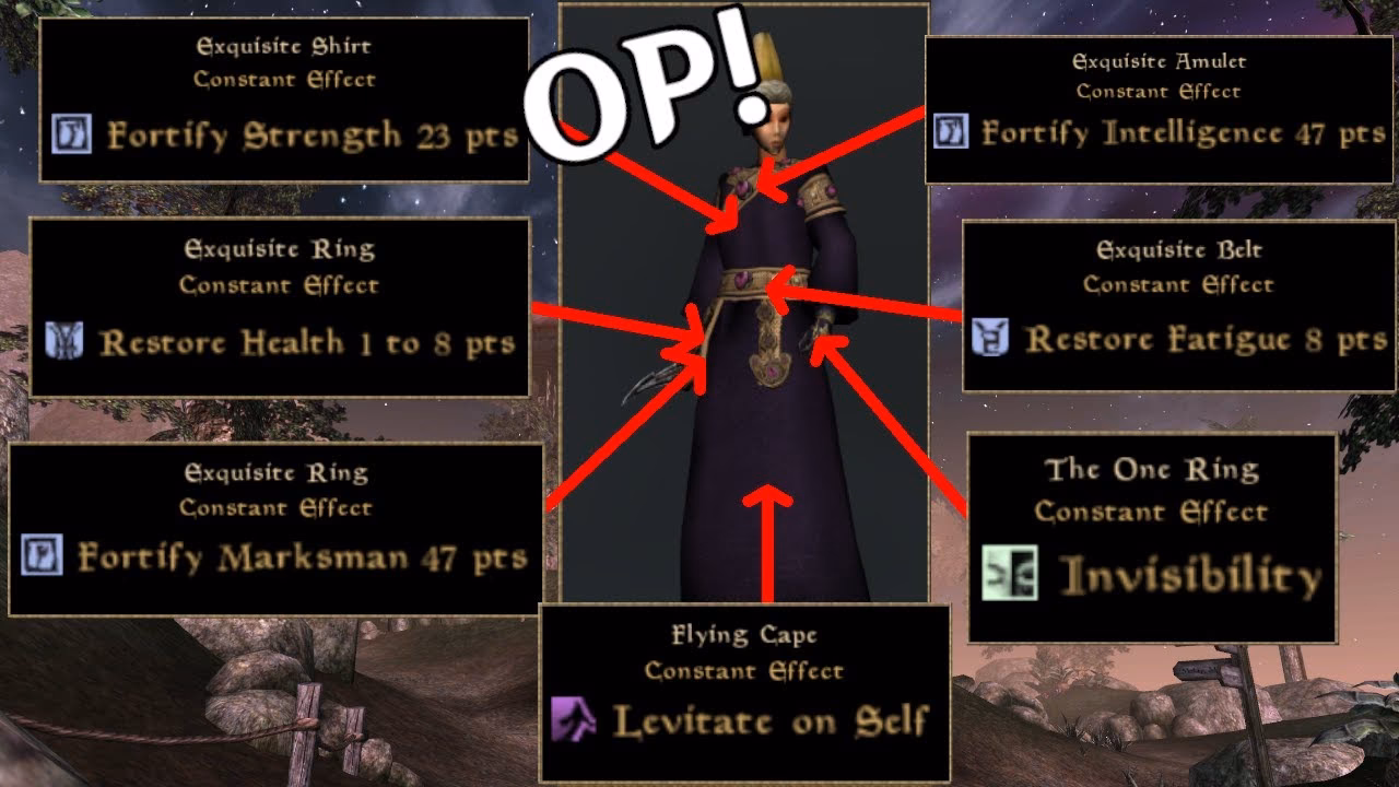 How many enchants are there in Elder Scrolls Morrowind?
