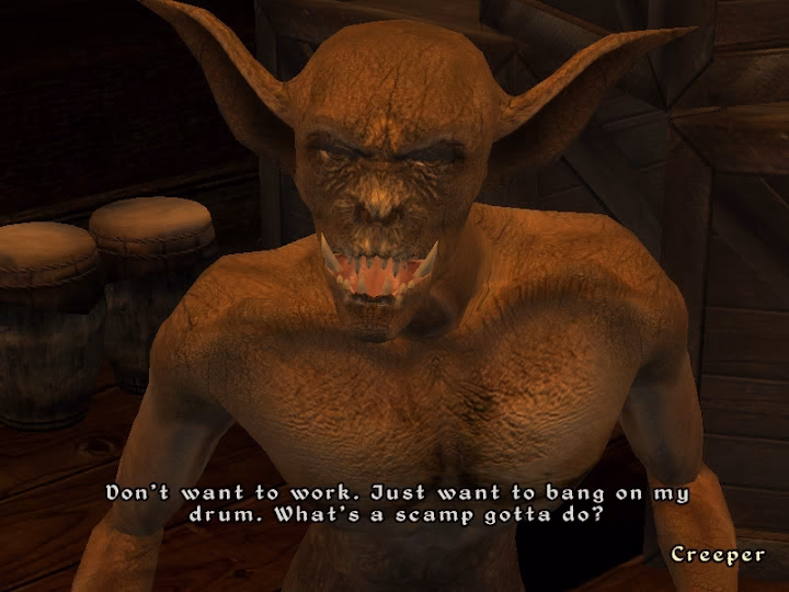 Who is Creeper in Oblivion?