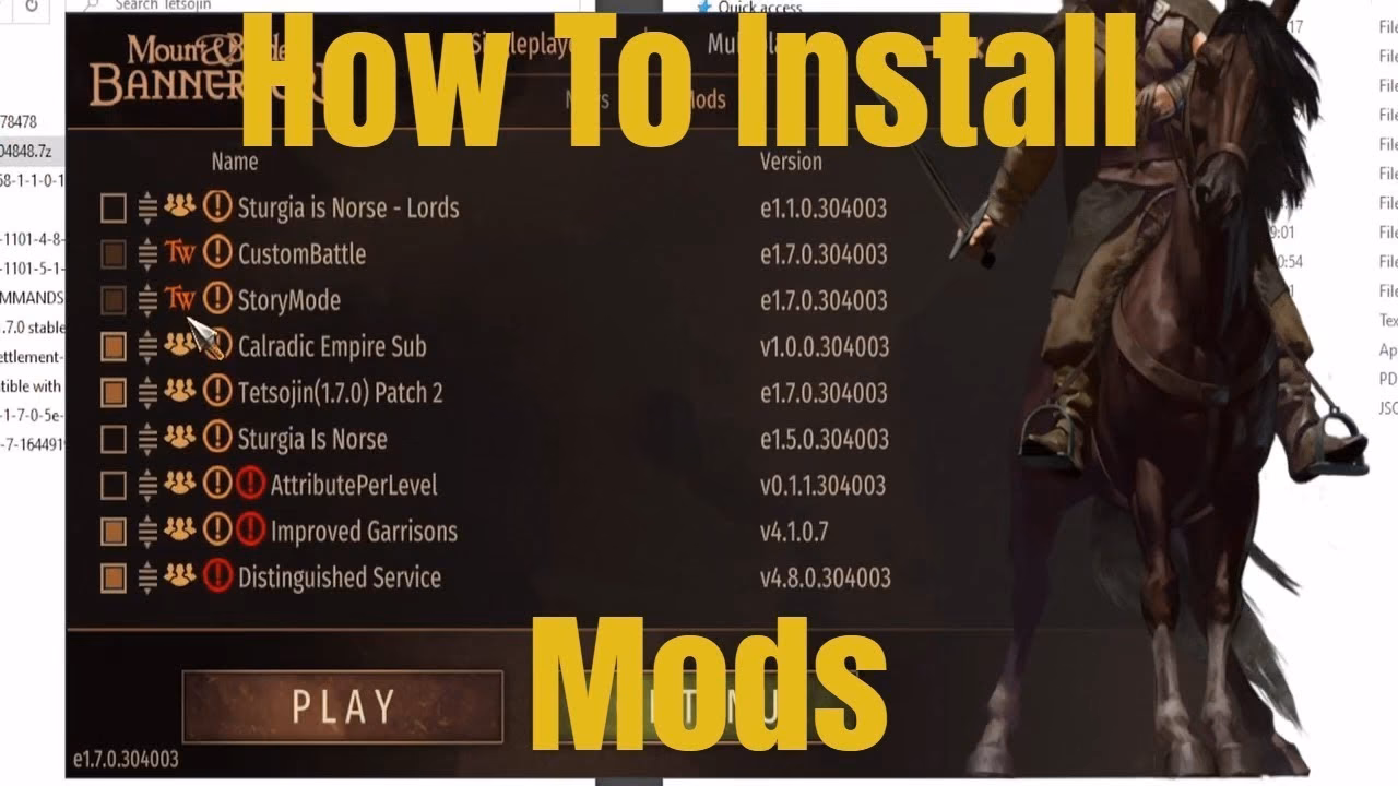 How do I manually install mods?