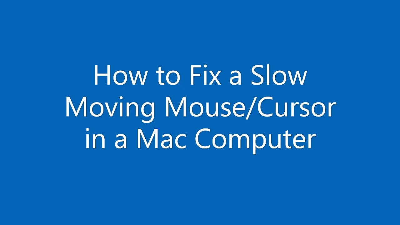 Why is my mouse pointer lagging?