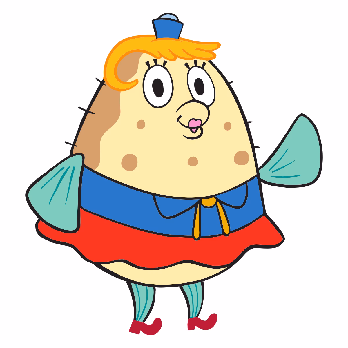 Is Mrs Puff in SpongeBob's Boating Bash?