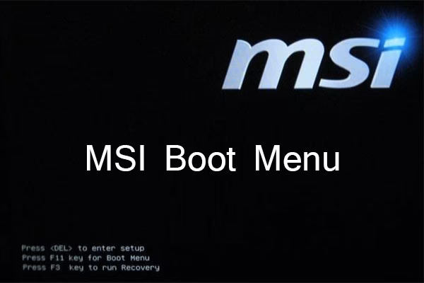 How to access BIOS on MSI PC?