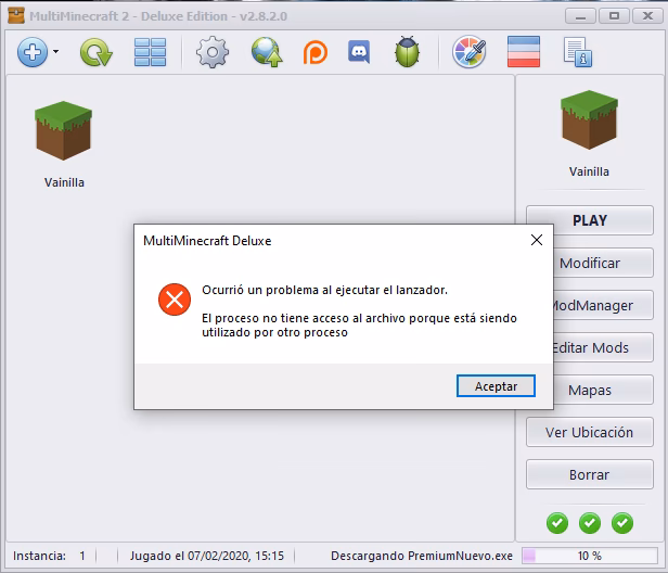 ¿Cómo actualizar multiminecraft?