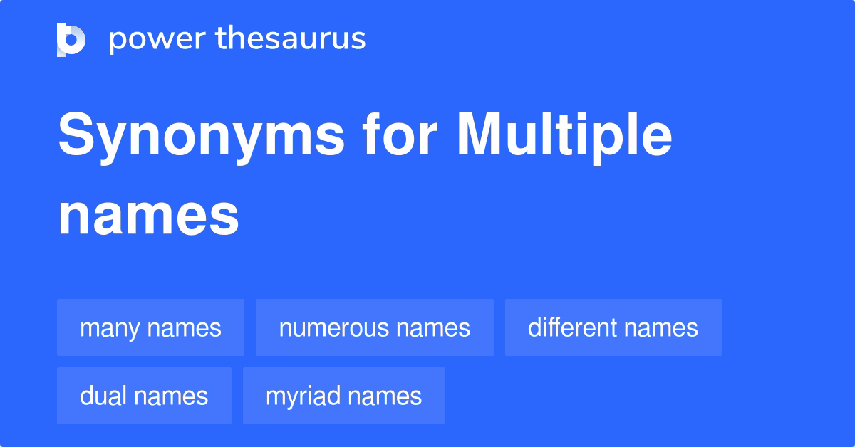 Can I put multiple names in a name generator?