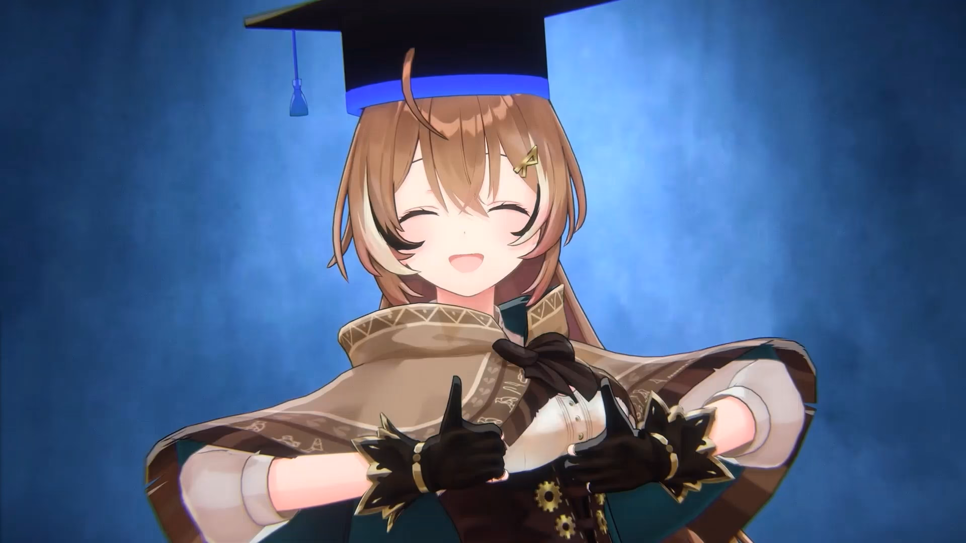 Where can I watch hololive alum Mumei's graduation announcement?