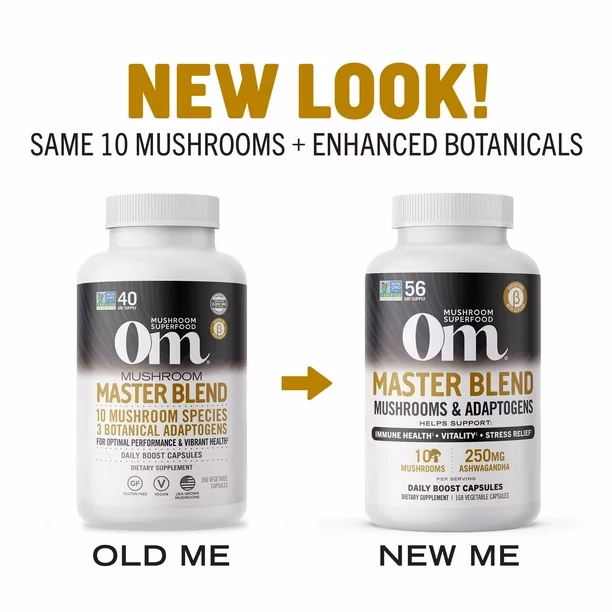 What is Om's mushroom Master blend?