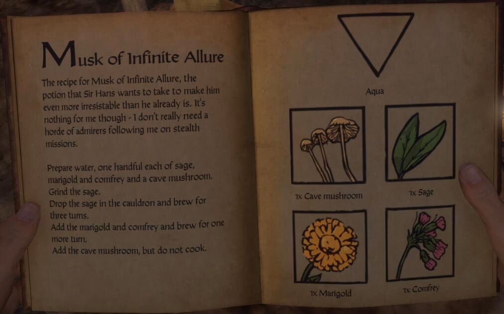 How do you get the musk of infinite allure?