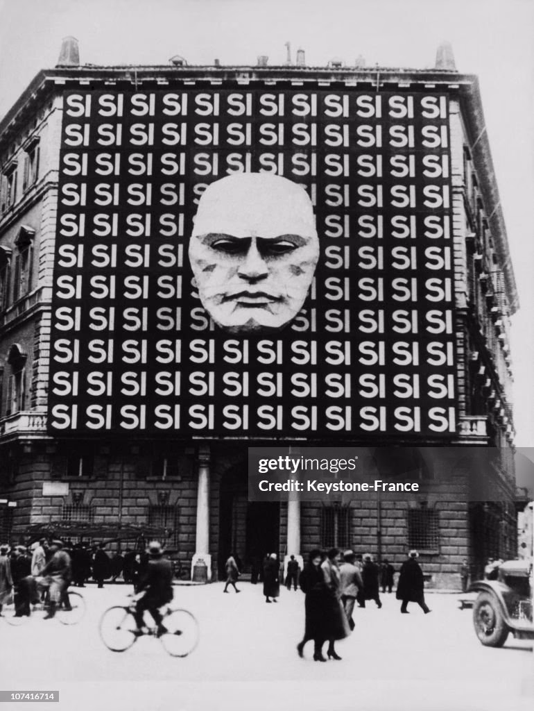 Where was Mussolini's Italian Fascist Party headquarters?