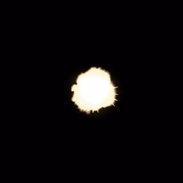 How many muzzle flashes are there?