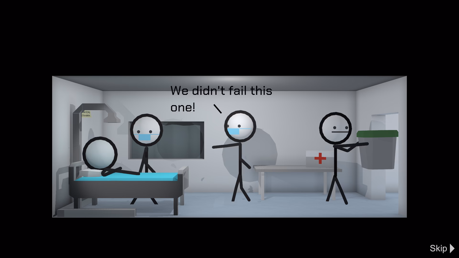 What happens if a stickman breaks his legs?