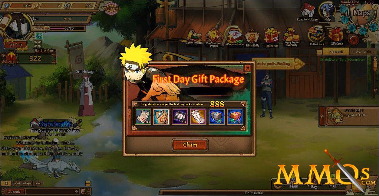¿Qué ofrece Naruto Shippuden: Ultimate Ninja Brawl?