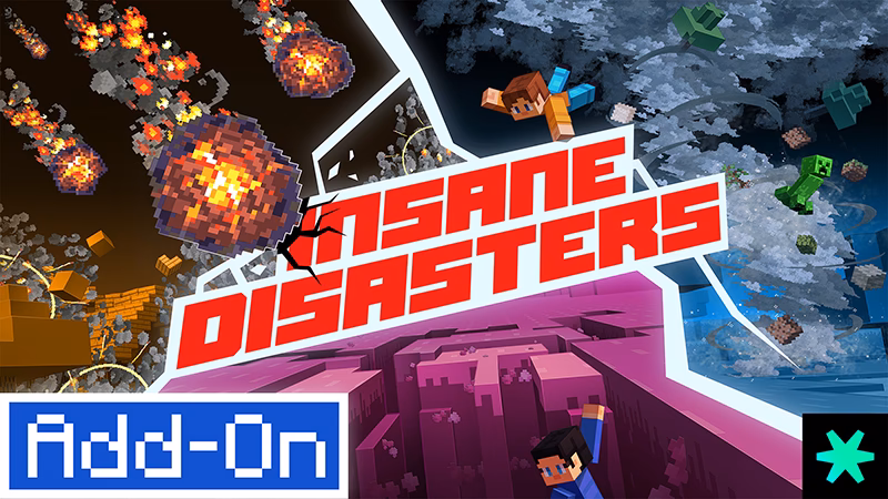 How do I start a natural disaster in Minecraft?