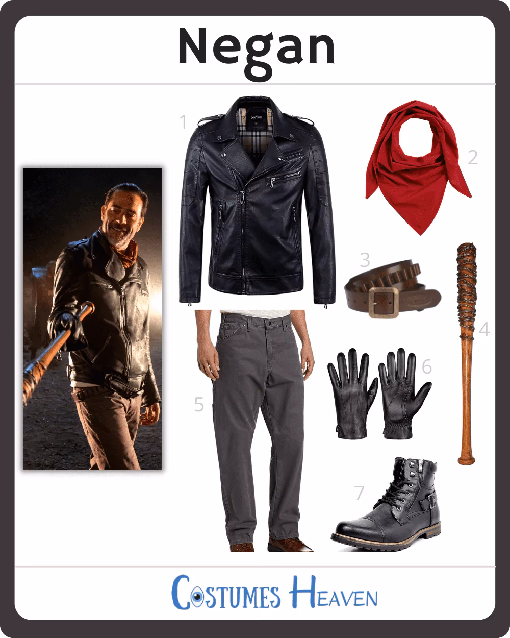 What kind of boots does Negan wear?