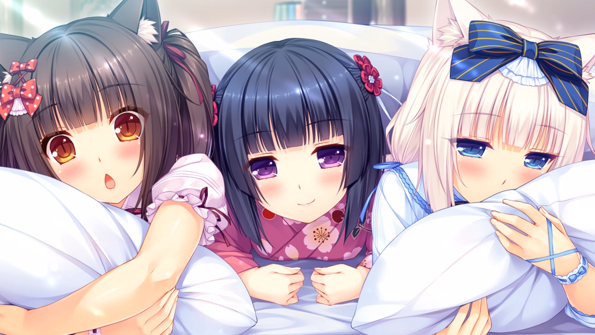 How many Nekopara wallpaper images are available?