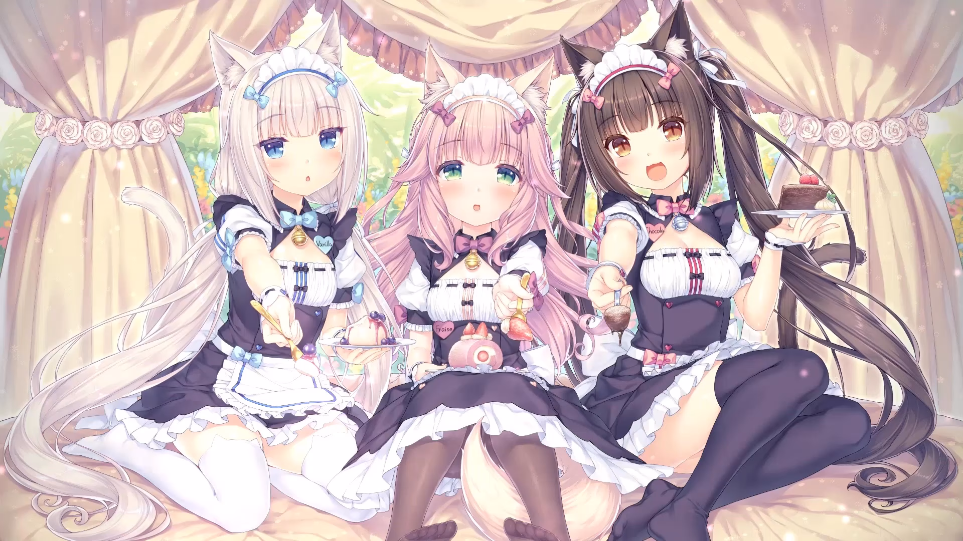 How many Nekopara high quality live wallpapers are there?