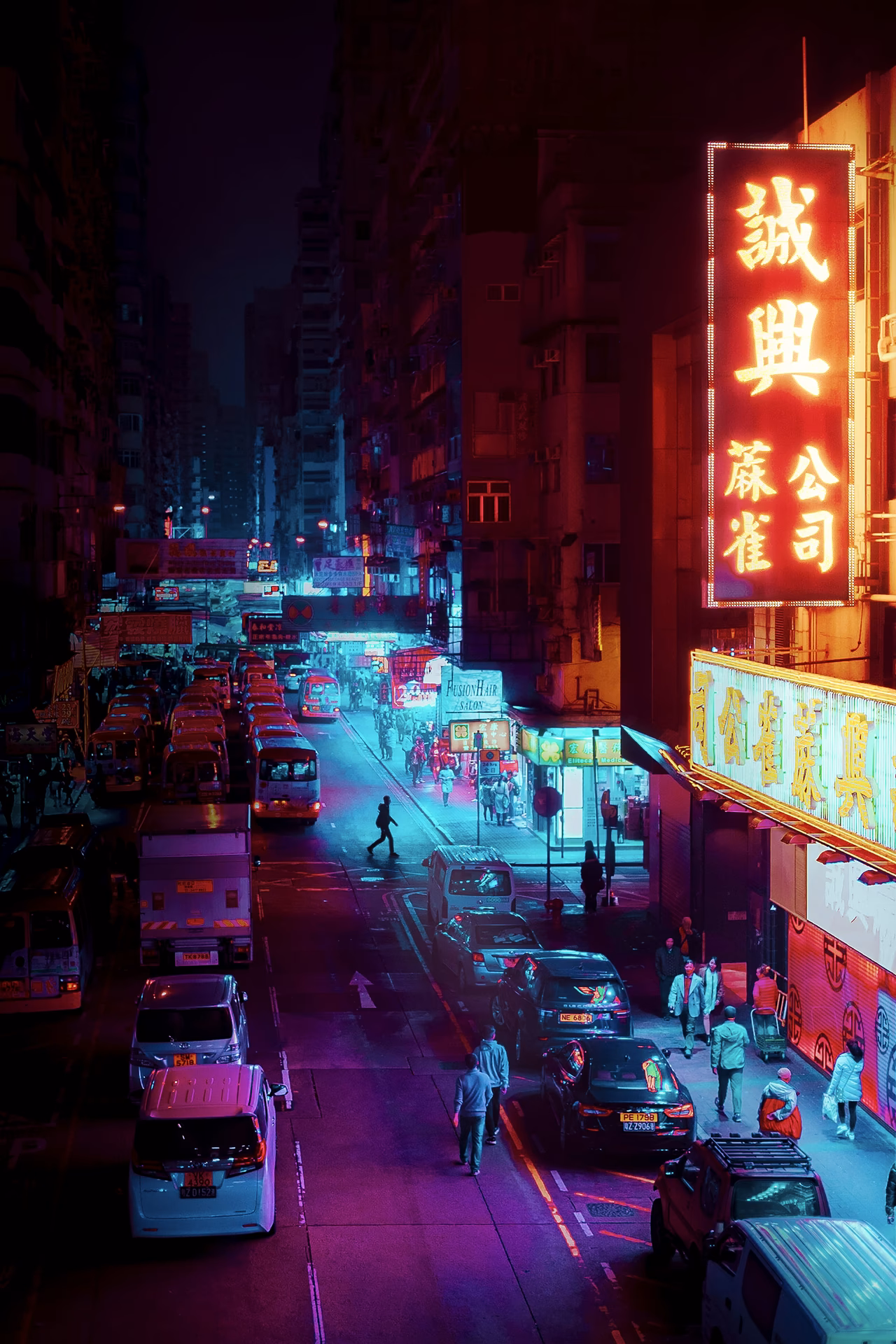 How many neon noir wallpapers are there?