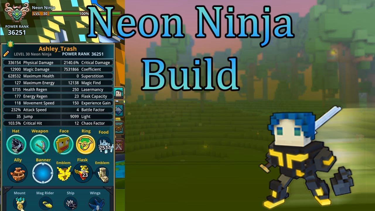How can i Improve my Neon Ninja build?