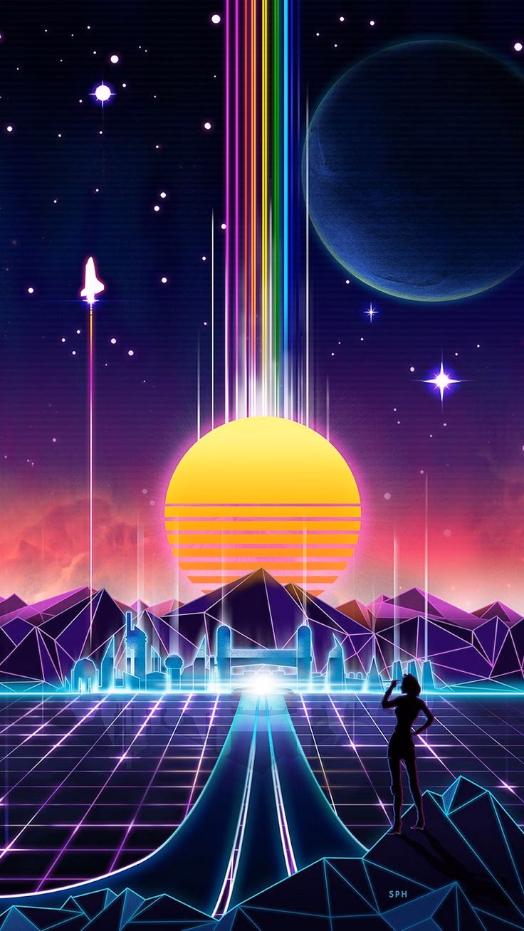 What are retrowave wallpapers?