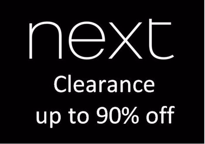 What's new in the Next Clearance section?