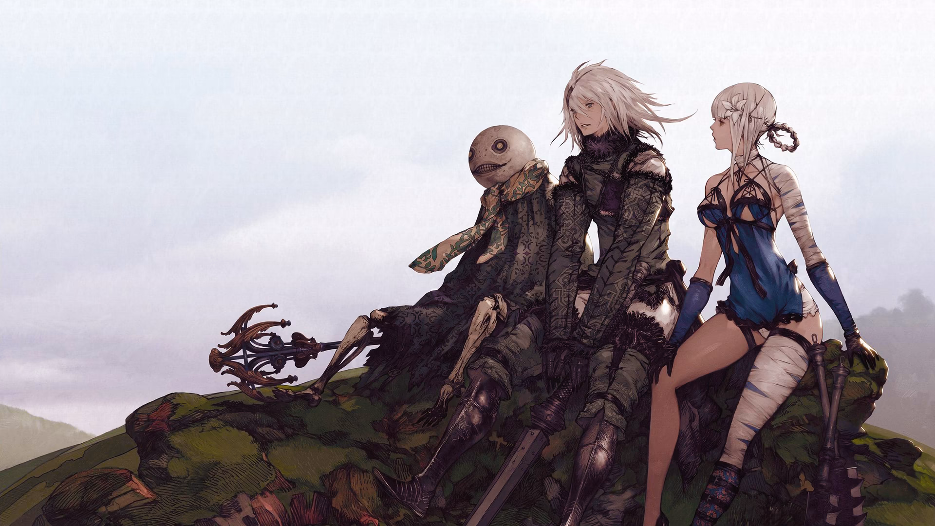 What games can you play with Nier Replicant wallpapers?