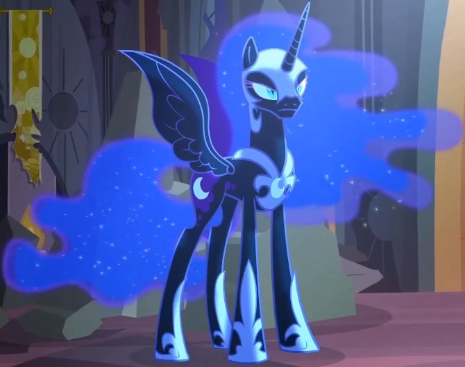 Who is Nightmare Moon animated pony stats?