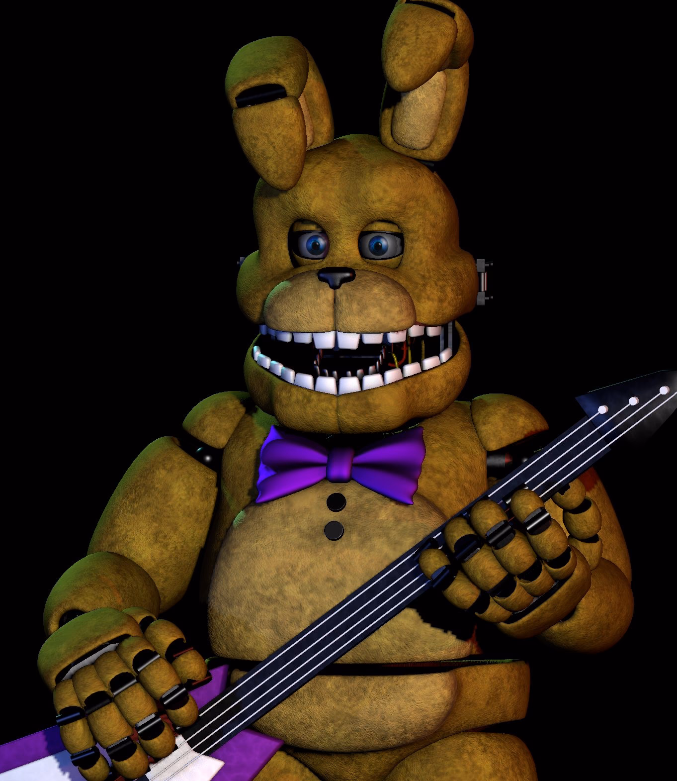 Is Nightmare Spring Bonnie based on five nights at Freddy's 3?