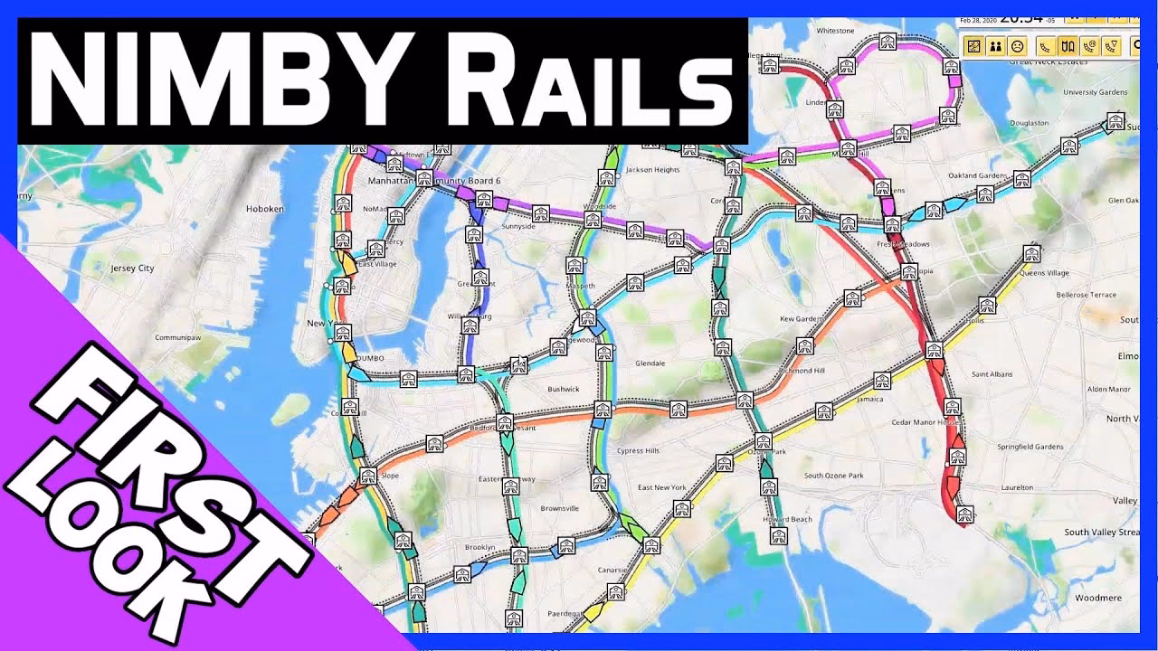 Is NIMBY rails based on a real world map?