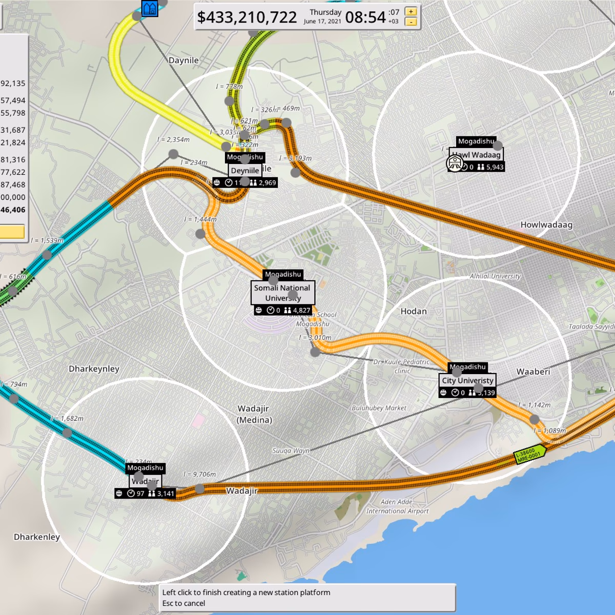 Is NIMBY rails based on a real world map?