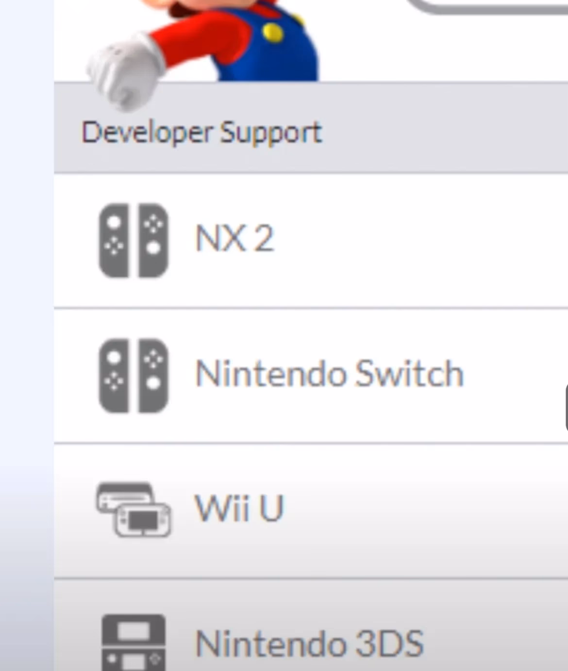 Can a minor register for the Nintendo Developer Portal?