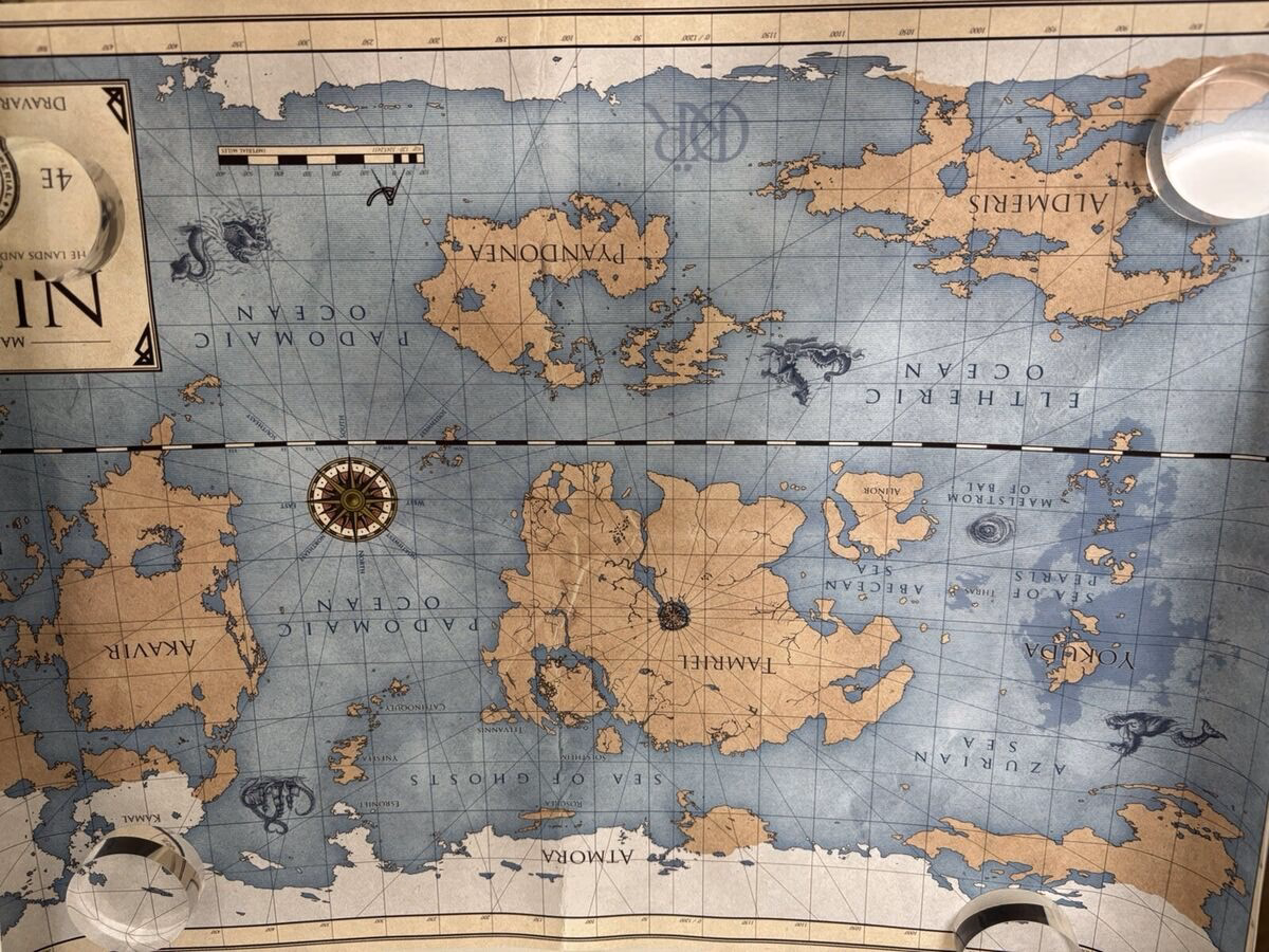 What is the size of the map of Nirn?