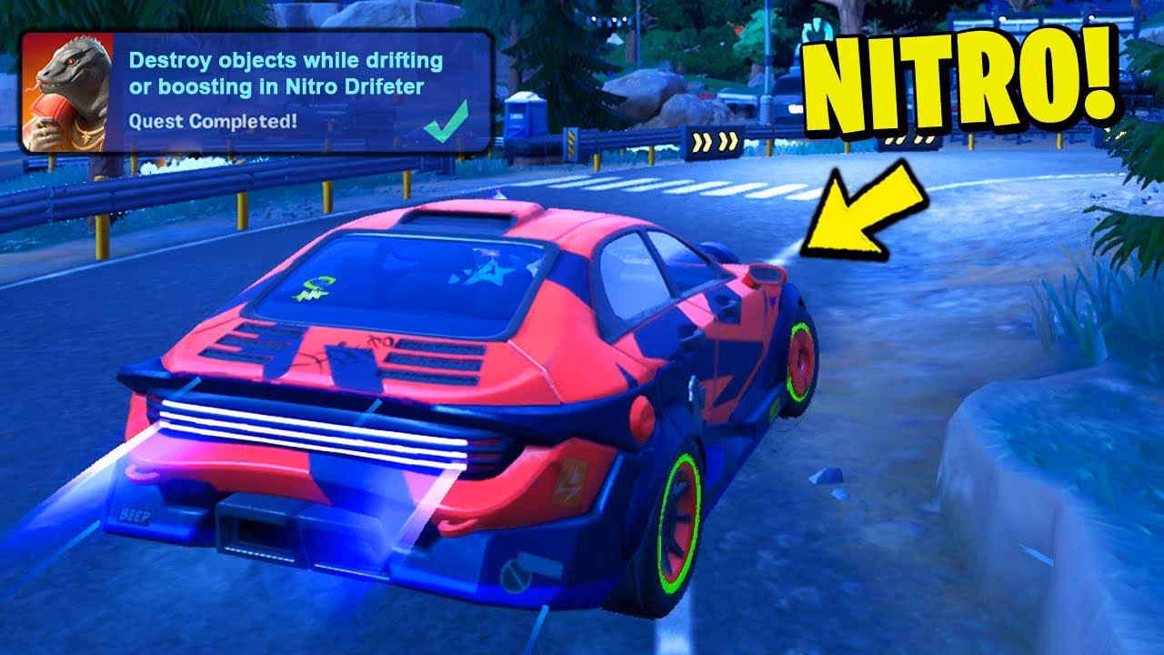 How do you do Nitro drift in Fortnite?