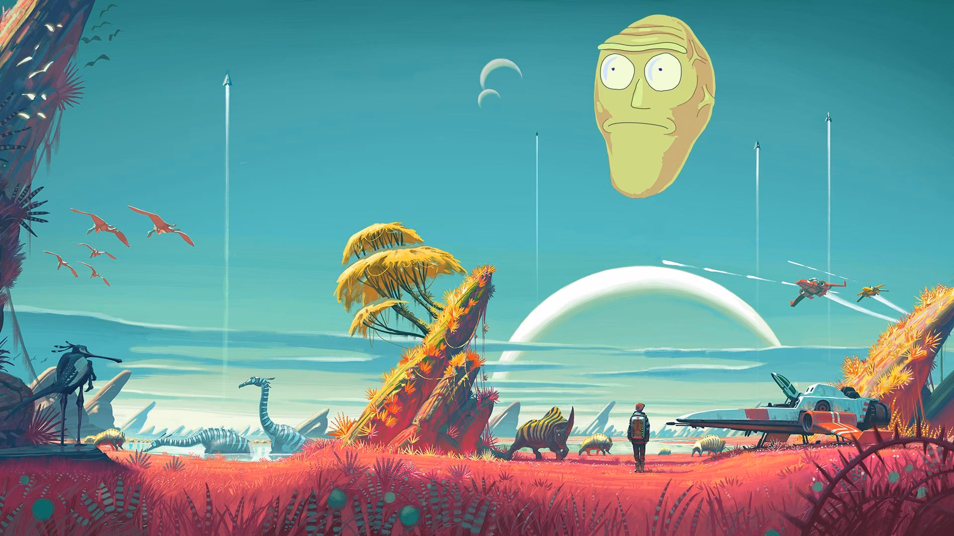 How many no man's Sky wallpapers are there?