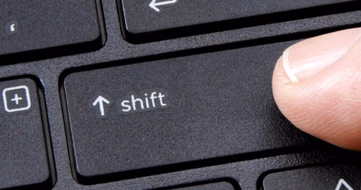 ¿Por qué no funciona el Shift?