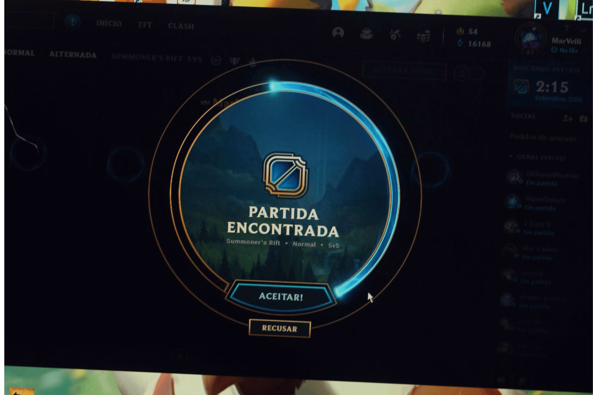 ¿Cuánto tiempo tarda en cargar una partida de Lol?